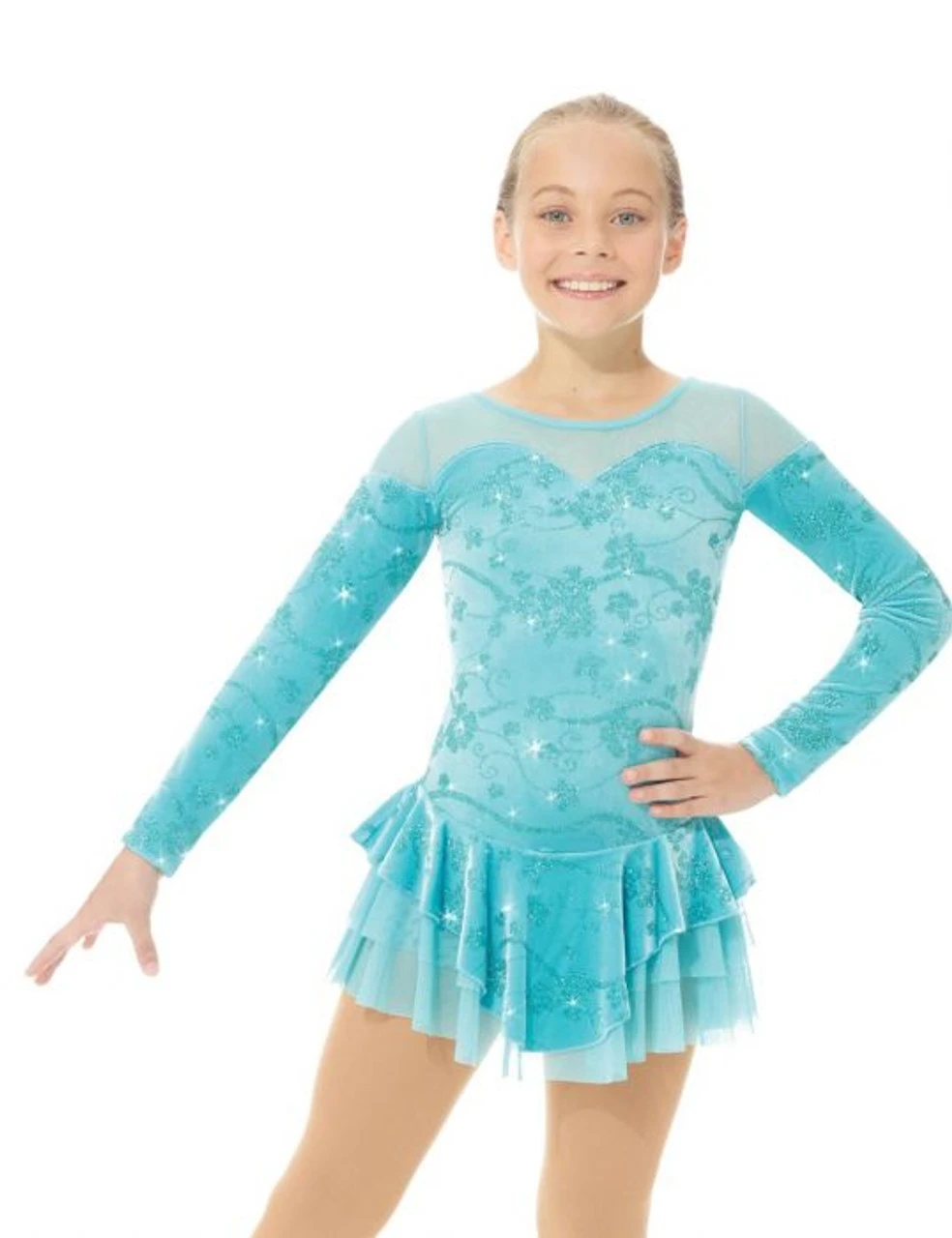 Mondor Shiny Velvet Dress-Style 2765 1 Mondor Shiny Velvet Dress-Style 2765