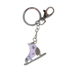 Jerry's 1285 Enamel & Crystal Skate Keyring & Bag Clip -Skating Gear Shop 1285 Purple 34208.1681152133