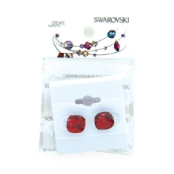 Jerry's 1285 Swarovski Crystal Stud Earrings -Skating Gear Shop 1285 Ruby red Swarovski Crystal Earrings 25641.1582052181