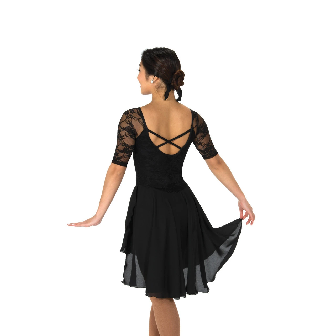 Jerry's 273 Classic Lace Dance Dress - Black DISCOUNTED SIZE ADULT SMALL 2 Jerry's 273 Classic Lace Dance Dress - Black DISCOUNTED SIZE ADULT SMALL - Image 2