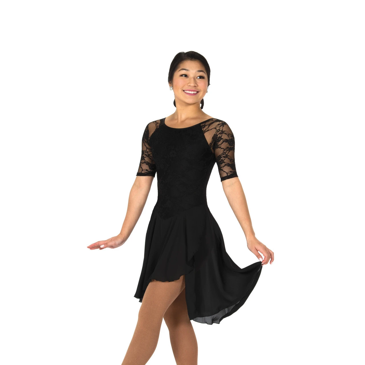Jerry's 273 Classic Lace Dance Dress - Black DISCOUNTED SIZE ADULT SMALL 1 Jerry's 273 Classic Lace Dance Dress - Black DISCOUNTED SIZE ADULT SMALL