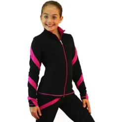 Chloe Noel J636F Lightweight Fleece Jacket W/ Thumbholes -Skating Gear Shop 4413 31197.1567071744