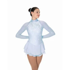 Jerrys 612 - Satin Slipper Dress: Ballet Blush -Skating Gear Shop 612 Ice Blue Front 23505.1650660785.1280.1280 14068.1650662143
