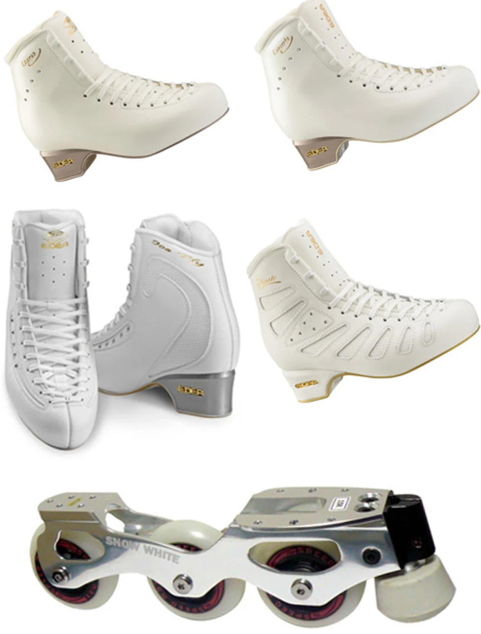 Edea Snow White Skate Package Sizes 225, 230, 265,270,275,280 1 Edea Snow White Skate Package Sizes 225, 230, 265,270,275,280