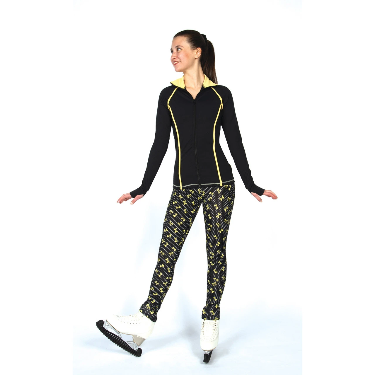 Jerry's S167 Honey Bow Print Leggings 2 Jerry's S167 Honey Bow Print Leggings - Image 2